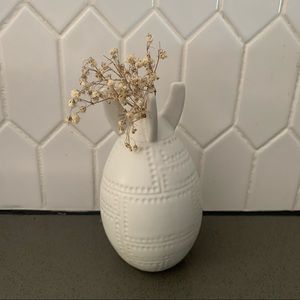 Ceramic Grenade Shaped Bud Vase